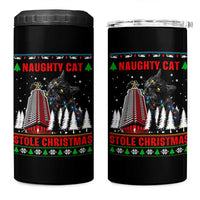 Nakatomi Plaza Christmas 4 in 1 Can Cooler Tumbler Funny Catzilla Monster Xmas - Wonder Print Shop