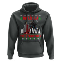 Nakatomi Plaza Christmas Hoodie Funny Catzilla Monster Xmas - Wonder Print Shop