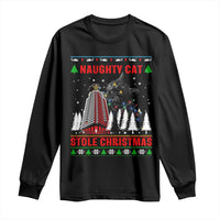 Nakatomi Plaza Christmas Long Sleeve Shirt Funny Catzilla Monster Xmas - Wonder Print Shop