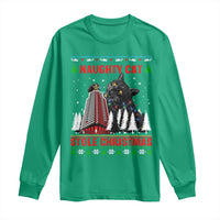 Nakatomi Plaza Christmas Long Sleeve Shirt Funny Catzilla Monster Xmas - Wonder Print Shop