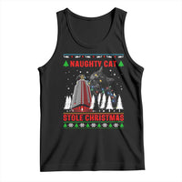 Nakatomi Plaza Christmas Tank Top Funny Catzilla Monster Xmas - Wonder Print Shop