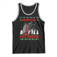 Nakatomi Plaza Christmas Tank Top Funny Catzilla Monster Xmas - Wonder Print Shop