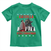 Nakatomi Plaza Christmas Toddler T Shirt Funny Catzilla Monster Xmas - Wonder Print Shop