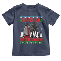Nakatomi Plaza Christmas Toddler T Shirt Funny Catzilla Monster Xmas - Wonder Print Shop