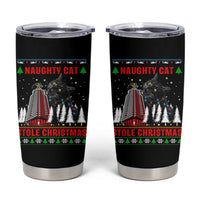 Nakatomi Plaza Christmas Tumbler Cup Funny Catzilla Monster Xmas - Wonder Print Shop