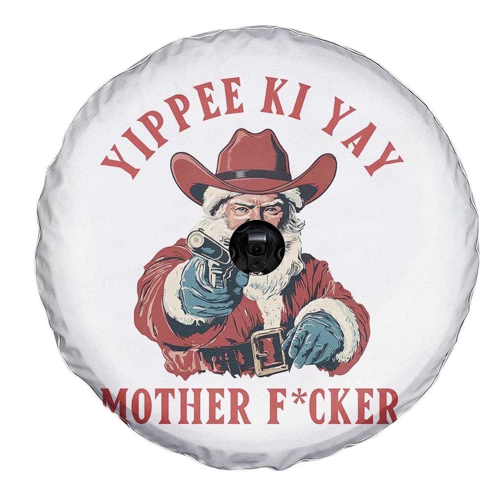 Yippee Ki Yay Mother Fcker Spare Tire Cover Funny Santa Gun Christmas - Wonder Print Shop
