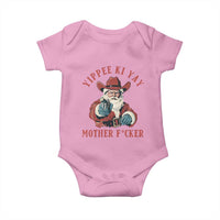 Yippee Ki Yay Mother Fcker Baby Onesie Funny Santa Gun Christmas - Wonder Print Shop