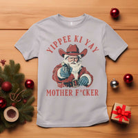 Yippee Ki Yay Mother Fcker T Shirt Funny Santa Gun Christmas - Wonder Print Shop