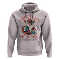 Yippee Ki Yay Mother Fcker Hoodie Funny Santa Gun Christmas - Wonder Print Shop