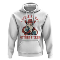 Yippee Ki Yay Mother Fcker Hoodie Funny Santa Gun Christmas - Wonder Print Shop