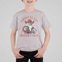 Yippee Ki Yay Mother Fcker T Shirt For Kid Funny Santa Gun Christmas - Wonder Print Shop