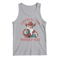 Yippee Ki Yay Mother Fcker Tank Top Funny Santa Gun Christmas - Wonder Print Shop