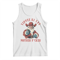 Yippee Ki Yay Mother Fcker Tank Top Funny Santa Gun Christmas - Wonder Print Shop