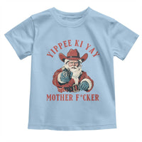 Yippee Ki Yay Mother Fcker Toddler T Shirt Funny Santa Gun Christmas - Wonder Print Shop