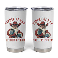 Yippee Ki Yay Mother Fcker Tumbler Cup Funny Santa Gun Christmas - Wonder Print Shop
