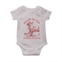 Funny Cowboy Cat Baby Onesie Western Rodeo Meow Ki Yay Mother Purrer - Wonder Print Shop