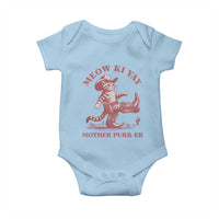 Funny Cowboy Cat Baby Onesie Western Rodeo Meow Ki Yay Mother Purrer - Wonder Print Shop