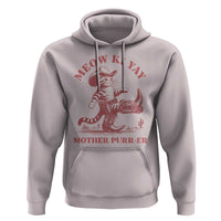 Funny Cowboy Cat Hoodie Western Rodeo Meow Ki Yay Mother Purrer - Wonder Print Shop