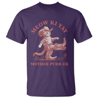 Funny Cowboy Cat T Shirt Western Rodeo Meow Ki Yay Mother Purrer - Wonder Print Shop