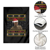 Charlie Hunnam Ed Gein Garden Flag I Am Going Drinking Yes I Am Christmas - Wonder Print Shop