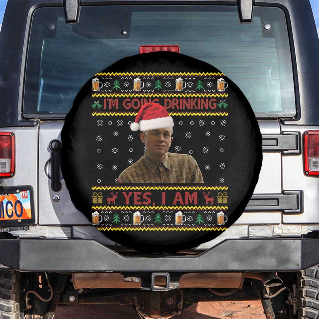 Charlie Hunnam Ed Gein Spare Tire Cover I Am Going Drinking Yes I Am Christmas - Wonder Print Shop