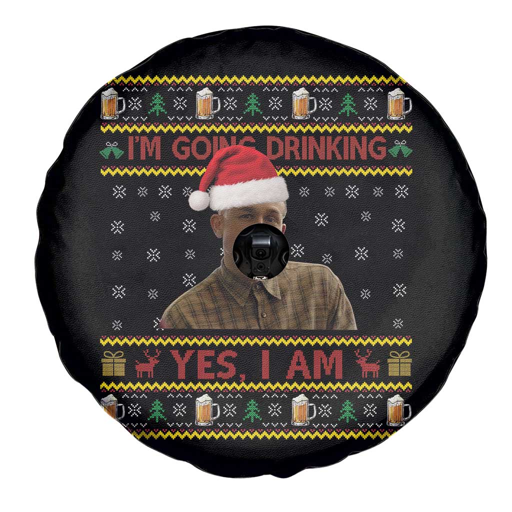Charlie Hunnam Ed Gein Spare Tire Cover I Am Going Drinking Yes I Am Christmas - Wonder Print Shop