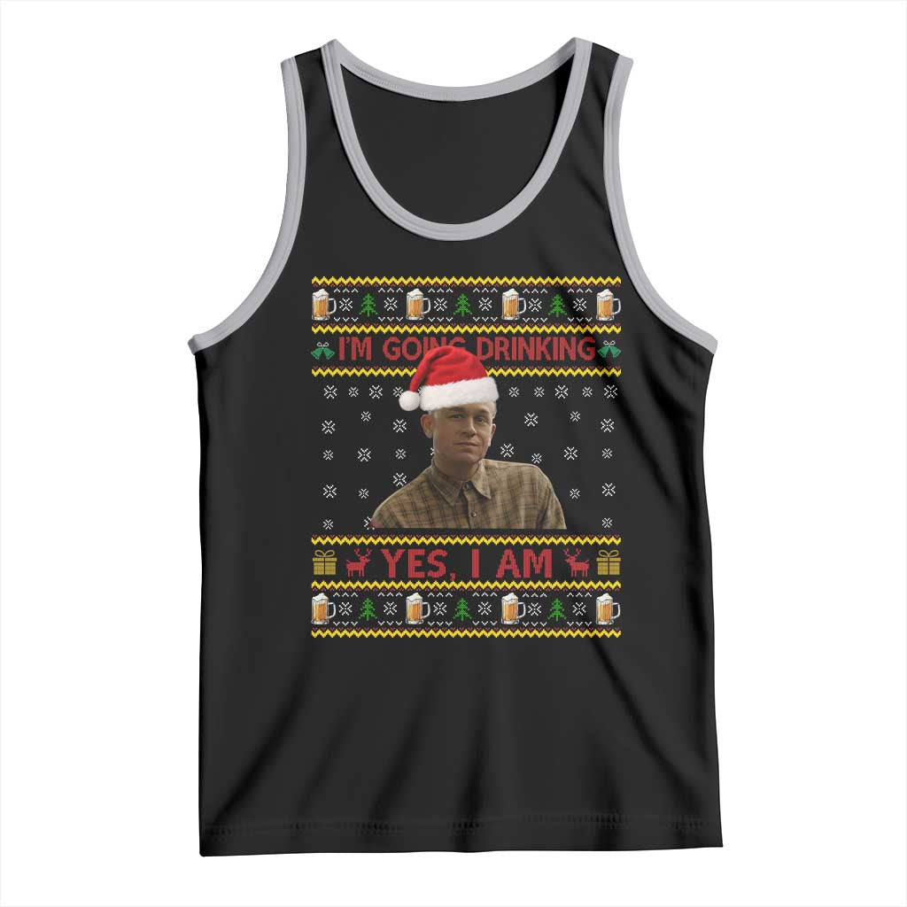 Charlie Hunnam Ed Gein Tank Top I Am Going Drinking Yes I Am Christmas - Wonder Print Shop