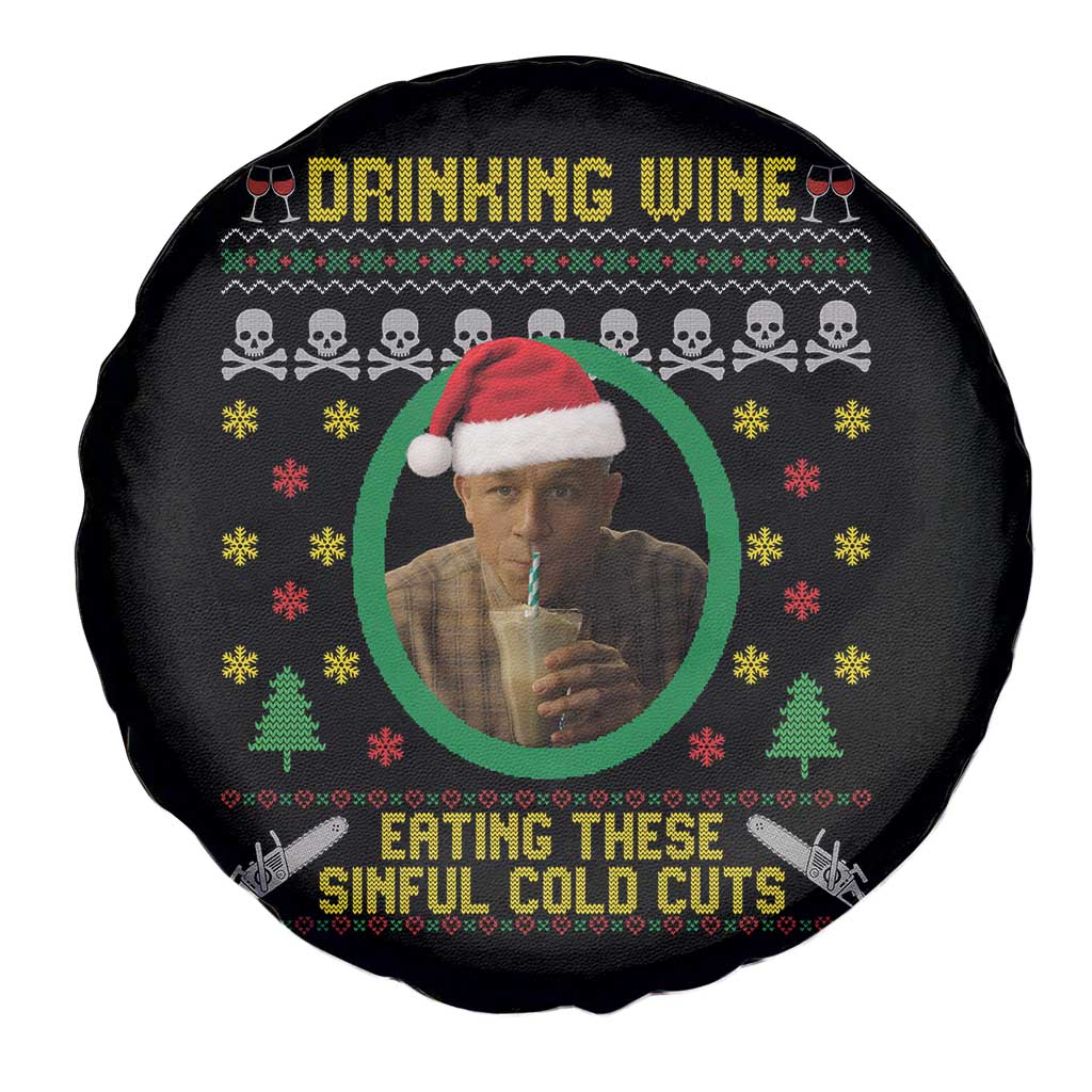 Charlie Hunnam Ed Gein Spare Tire Cover Drinking Wine Eating These Sinful Cold Cuts - Wonder Print Shop