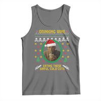Charlie Hunnam Ed Gein Tank Top Drinking Wine Eating These Sinful Cold Cuts - Wonder Print Shop