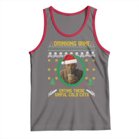 Charlie Hunnam Ed Gein Tank Top Drinking Wine Eating These Sinful Cold Cuts - Wonder Print Shop
