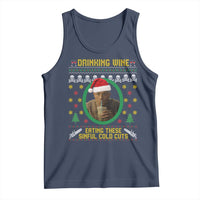 Charlie Hunnam Ed Gein Tank Top Drinking Wine Eating These Sinful Cold Cuts - Wonder Print Shop