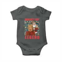 Santa Christmas Movie Funny Baby Onesie Naughty List Legend - Wonder Print Shop