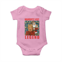 Santa Christmas Movie Funny Baby Onesie Naughty List Legend - Wonder Print Shop