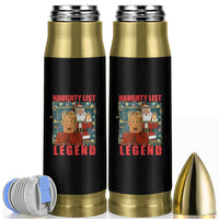 Santa Christmas Movie Funny Bullet Tumbler Naughty List Legend - Wonder Print Shop