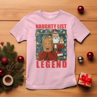 Santa Christmas Movie Funny T Shirt Naughty List Legend - Wonder Print Shop