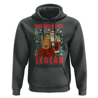 Santa Christmas Movie Funny Hoodie Naughty List Legend - Wonder Print Shop