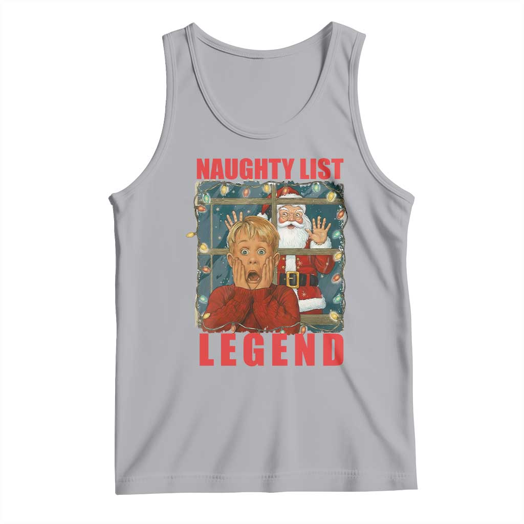 Santa Christmas Movie Funny Tank Top Naughty List Legend - Wonder Print Shop