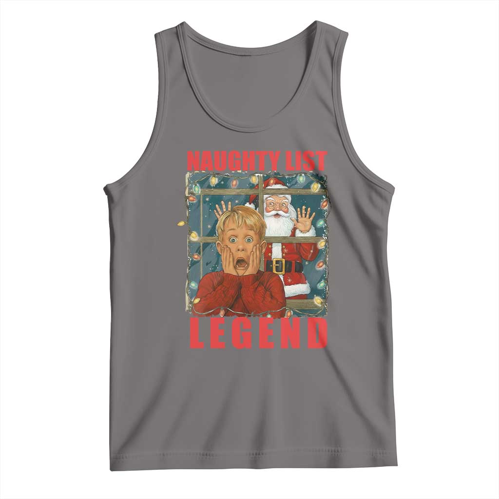 Santa Christmas Movie Funny Tank Top Naughty List Legend - Wonder Print Shop