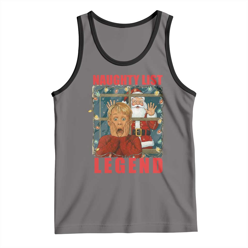Santa Christmas Movie Funny Tank Top Naughty List Legend - Wonder Print Shop