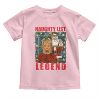 Santa Christmas Movie Funny Toddler T Shirt Naughty List Legend - Wonder Print Shop