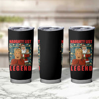 Santa Christmas Movie Funny Tumbler Cup Naughty List Legend - Wonder Print Shop