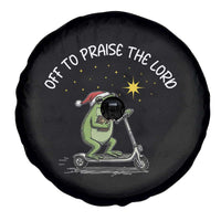Funny Frog Christian Spare Tire Cover Off To Praise The Lord - Wonder Print Shop
