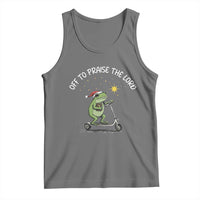 Funny Frog Christian Tank Top Off To Praise The Lord - Wonder Print Shop