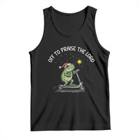 Funny Frog Christian Tank Top Off To Praise The Lord - Wonder Print Shop