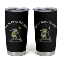 Funny Frog Christian Tumbler Cup Off To Praise The Lord - Wonder Print Shop