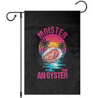Moister Than An Oyster Garden Flag Funny Inappropriate Adult Humor Women - Wonder Print Shop