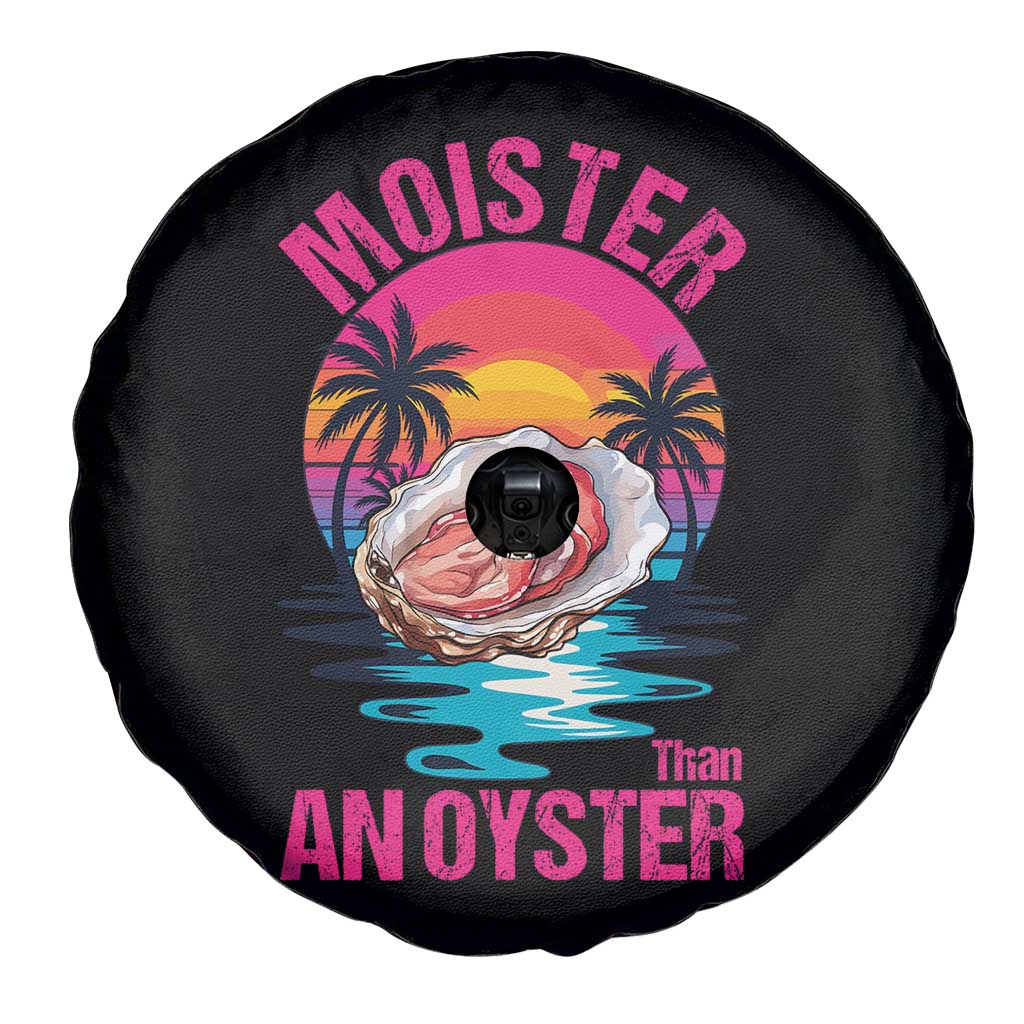 Moister Than An Oyster Spare Tire Cover Funny Inappropriate Adult Humor Women - Wonder Print Shop
