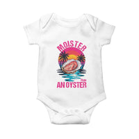 Moister Than An Oyster Baby Onesie Funny Inappropriate Adult Humor Women - Wonder Print Shop