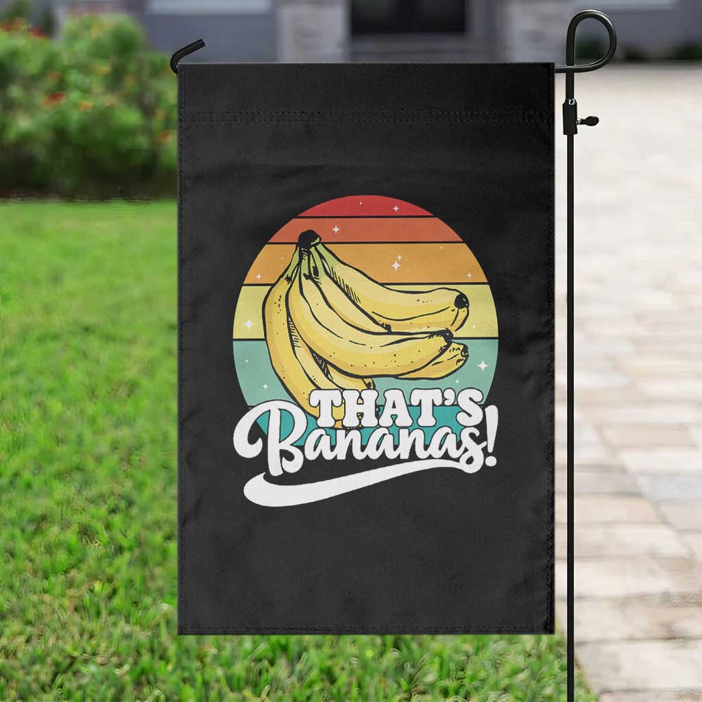 That's Bananas Garden Flag Funny Banana Lover Saying - Wonder Print Shop