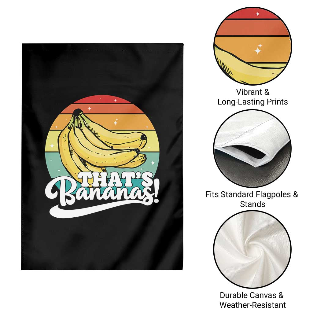That's Bananas Garden Flag Funny Banana Lover Saying - Wonder Print Shop